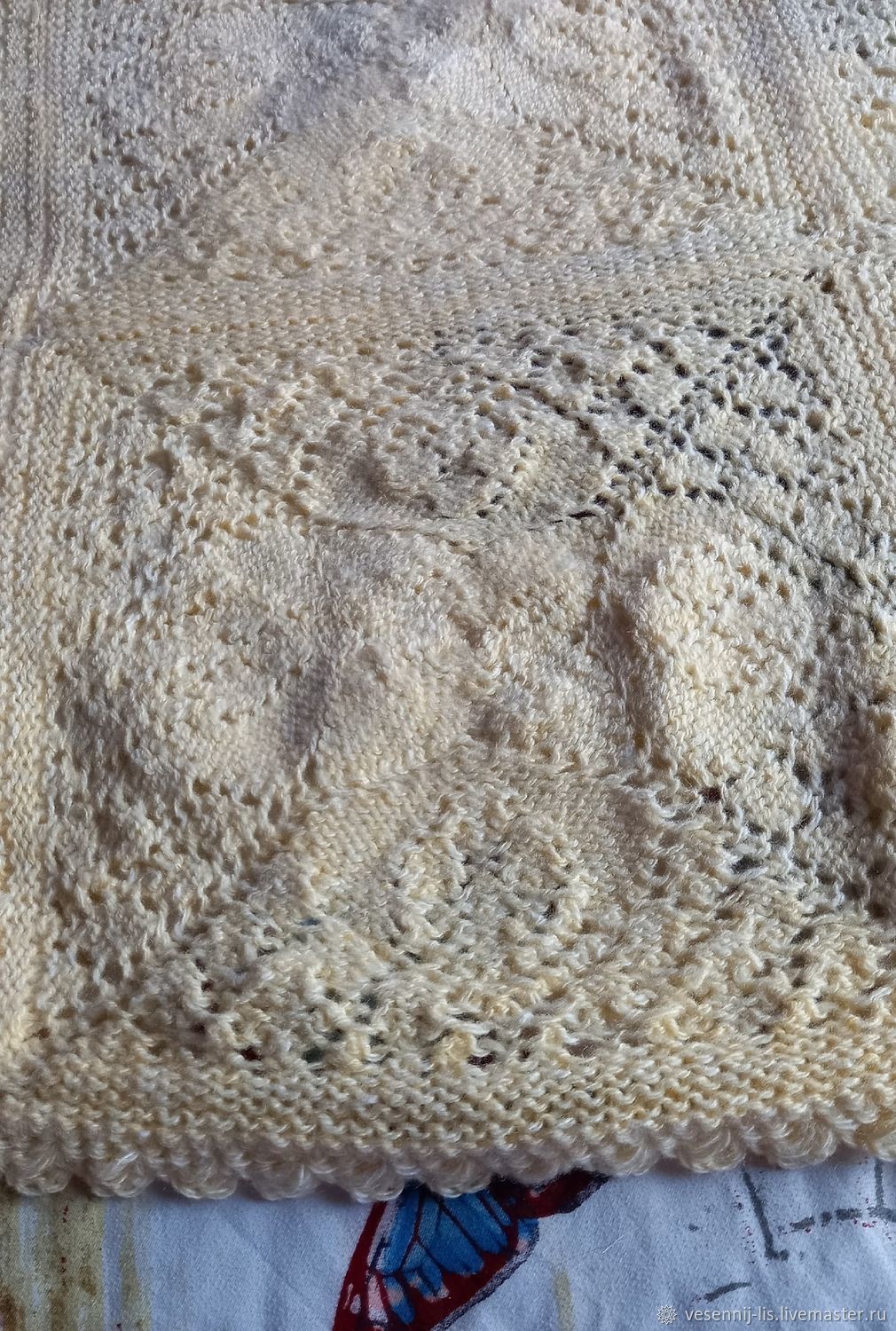 Плед ручной вязки в интернет-магазине Ярмарка Мастеров по цене 10000 ...