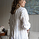 Свитер Белый. Свитеры. Molisini_Knits. Интернет-магазин Ярмарка Мастеров.  Фото №2