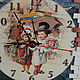 Order DUTCH MOTIVES.TWO UNDER THE UMBRELLA. Wall Clock. Boutique  OCEANOFLOVE (oceanoflove). Livemaster. . Watch Фото №3