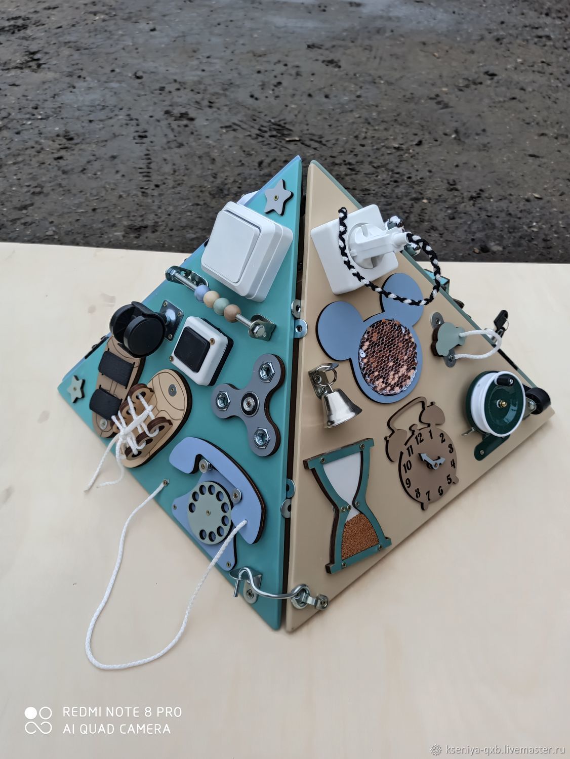 Бизиборд пирамида, бизипирамида в интернет-магазине Ярмарка Мастеров по ...