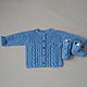 Blue blouse and booties, Baby Clothing Sets, Moscow,  Фото №1