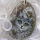 "Одуванчик"-котик :) кулон, Подвеска, Москва,  Фото №1