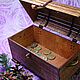 Сундук для мелочей "Old chest". Шкатулки. Chudo-samodelki. Ярмарка Мастеров.  Фото №5