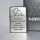 Заказать Zippo Satin Chrome 205 c индивидуальной дарственной надписью. GRAVIRA. Ярмарка Мастеров. . Зажигалки Фото №3