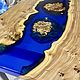 Заказать Стол-река из эпоксидной смолы и слэба капового карагача. WoodBroker. Ярмарка Мастеров. . Столы Фото №3