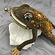 Order Knitted Frog bag made of beads. AirinBeads. Livemaster. . Clasp Bag Фото №3