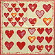 Napkins for decoupage heart patchwork print. Napkins for decoupage. materials for creative Anna Sintez. Online shopping on My Livemaster.  Фото №2