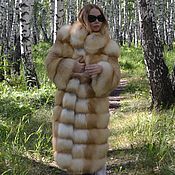 Одежда handmade. Livemaster - original item The fur coat of the Siberian red Fox. Cross.. Handmade.