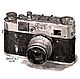 Paintings: drawing of the fed-4 camera, Pictures, Moscow,  Фото №1
