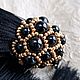 Заказать Кисть "Faberge Black in Gold". Декор Студия НБ. Ярмарка Мастеров. . Украшения для сумок Фото №3
