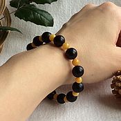 Украшения handmade. Livemaster - original item Bracelets of Baltic amber, color is cherry unpolished. Handmade.