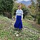 Шерстяная юбка-годе с рунами. Юбки. Веленга (Славянский стиль). Ярмарка Мастеров.  Фото №4