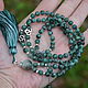 Mala rosary of emerald and silver, green rosary of 10 beryl beads. Rosary. Jewerly for Happiness. My Livemaster. Фото №6