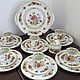 Винтаж: Блюдо для торта от Villeroy&Boch Summerday 1980-х г Германия. Сервизы винтажные. Love&Vintage. Ярмарка Мастеров.  Фото №5