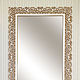 Mirror wall/floor white in gold openwork frame, Mirror, Ulyanovsk,  Фото №1