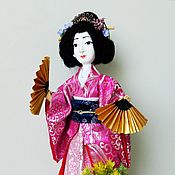 Куклы и игрушки handmade. Livemaster - original item The author`s GEISHA doll. Handmade.