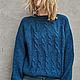 Beautiful color Sweater Alpaca sweater. Mens sweaters. svetlana-sayapina. Online shopping on My Livemaster.  Фото №2