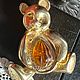 Винтаж: Брошь "Мишка в стиле Lalique", Франция. Броши винтажные. 'Голландская Вест-Индская компания'. Ярмарка Мастеров.  Фото №5