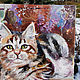 Order Oil painting of a cat on canvas. Annet Loginova. Livemaster. . Pictures Фото №3