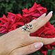 Кольцо Розы, жемчуг. Кольца. Jewelry fashion. Ярмарка Мастеров.  Фото №5