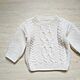 Children's knitted sweater 80/86. Sweaters and jumpers. handmade for baby (alenka3). Online shopping on My Livemaster.  Фото №2