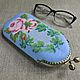 Order Case for glasses, phone In the rose garden. SilkArt Tatyana. Livemaster. . Eyeglass case Фото №3