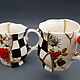 Porcelain mugs 'Kintsugi'. Mugs and cups. Mila. My Livemaster. Фото №6