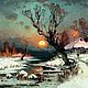 The Painting 'Landscape. Winter', Pictures, St. Petersburg,  Фото №1