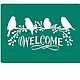 Трафарет на клеевой основе "Welcome", Трафареты, Нахабино,  Фото №1
