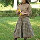 Tweed wool plaid skirt, Skirts, Tver,  Фото №1