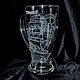 Order Sea. Beer mug. ArtGraving. Livemaster. . Wine Glasses Фото №3