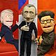 Владимир Путин. Портретная кукла для  muppets show, на заказ. Кукольный театр. ТМ ЯмастеR, Алёна Князева (yamasster). Ярмарка Мастеров.  Фото №6