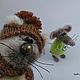 Cat rustic knitted, Stuffed Toys, Gavrilov-Yam,  Фото №1