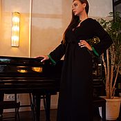 Одежда handmade. Livemaster - original item Coat, designer cardigan, black coat .. Handmade.