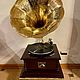 Граммофон His master's voice с пластинками. Другие инструменты. Антон. Ярмарка Мастеров.  Фото №5