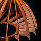 Деревянный светильник Санлайт махагон, подвесная люстра из дерева. Потолочные и подвесные светильники. Деревянные светильники Woodshire (woodshire). Ярмарка Мастеров.  Фото №4