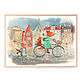 Картина Лисы на велосипеде, жикле картина в детскую. Картины. Маша Ждан. Warm Watercolors. Ярмарка Мастеров.  Фото №5