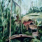 Картины и панно handmade. Livemaster - original item Thailand oil painting 30 x 40 cm tropics painting. Handmade.
