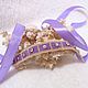 Choker necklace beaded Ribbon purple, Chokers, Podolsk,  Фото №1