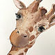 'These eyes opposite' watercolor painting (animals). Pictures. Nadezda Perova. My Livemaster. Фото №4