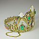 Vintage Estate 14.06tcw Emerald, Diamond & Opal Crown Bangle Bracelet. Bead bracelet. JR Colombian Emeralds (JRemeralds). My Livemaster. Фото №5