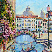 Картина город Венеция ,городской пейзаж, заказать картину