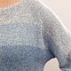  Кофта Граде голубая. Кофты. Kapsulnyj-butik. Интернет-магазин Ярмарка Мастеров.  Фото №2