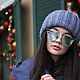 Пуховик с капюшоном Dark Blue PH0511, Пуховики, Москва,  Фото №1