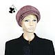 Stylish ladies ' eight-point tweed cap. ' Cranberries'. Caps1. Mishan (mishan). Online shopping on My Livemaster.  Фото №2