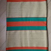 Винтаж handmade. Livemaster - original item Vintage linen upholstery fabric high density linen fabric of the USSR. Handmade.