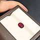 Рубин природный 2,29ct (без обработки)сертификат. Бусины. Астрологический подбор камней. Ярмарка Мастеров.  Фото №6