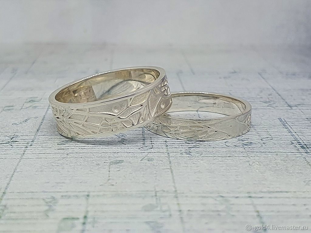 Необычные дизайнерские кольца из серебра