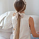 Валяная повязка на голову/шею/платье  «Молочные леденцы». Диадемы. Irina Demchenko. Ярмарка Мастеров.  Фото №6
