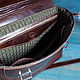 Leather briefcase. Brief case. VOLGA-VOLGA. My Livemaster. Фото №4